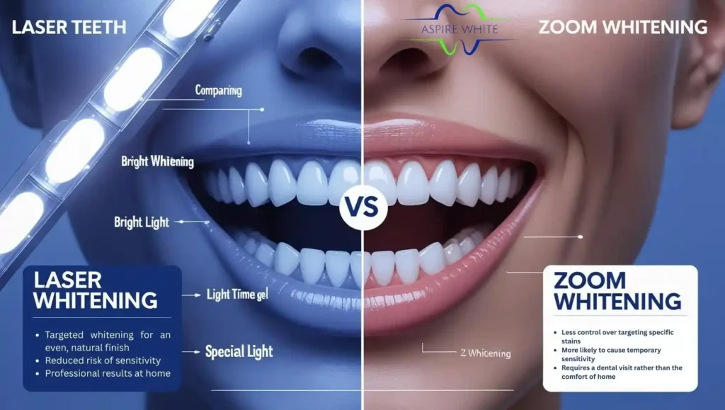 Laser Teeth Whitening vs. Zoom Whitening Southend-on-Sea